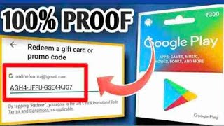 Google Play Store redeem code free [upl. by Edge279]