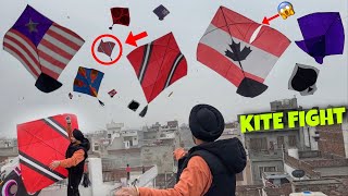 Flying Kites On SUNDAY 😱 Kite Fight  Patangbaazi [upl. by Aihsemat]