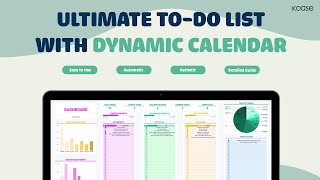 The Secret to Ultimate Productivity 2024 ToDo List amp Dynamic Calendar [upl. by Giliana]