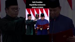 Pelantikan Presiden Indonesia Presidenprabowo [upl. by Judith]