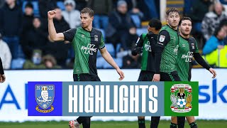 Sheffield Wednesday v Coventry City highlights [upl. by Ybab862]