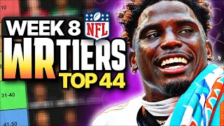 Week 8 Fantasy Football WR Rankings Top 44 [upl. by Letney]