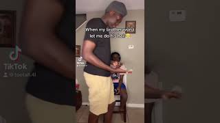 When My Brother Won’t Let Me Do His Hair😭trending hair 4chair tiktok trendingshorts viral [upl. by Nnairet]