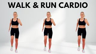 🔥10 Min Indoor Walk amp Run Cardio Workout🔥Walk amp Run Intervals for WEIGHT LOSS🔥Fat Burning Cardio🔥 [upl. by Vere]