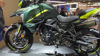 2024 Benelli TRK 702 X  Walkaround  EICMA 2023 [upl. by Alyakcm]