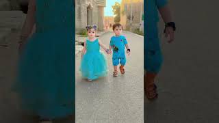 ajeeb dastan hai ye bollywood songs funny cute viralvideo viral funnyvideo twins [upl. by Parlin]