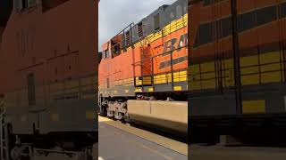 BNSF rumbles throught San Bernardino Depot bnsf train bnsfrailway [upl. by Idelle]