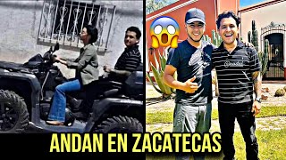 ANGELA AGUILAR Y CRISTIAN NODAL PASEANDO POR ZACATECAS EN EL RANCHO DE LOS AGUILARS [upl. by Hearsh109]