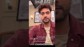 Armaan aka Rohit Purohit BTS yrkkh abhira armaan ruhi abhimaan shorts trending viralshort [upl. by Cirdek]