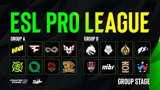 День 3  ESL Pro League Season 2024  Groups AampB  КРNВОЙ ЭФИР [upl. by Humph]