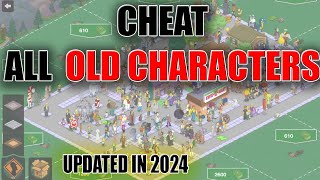 The Simpsons Tapped Out Cheat  ALL OLD CHARACTERS [upl. by Houser240]