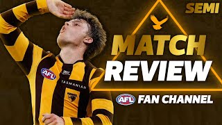 MATCH REVIEW  PORT ADELAIDE vs HAWTHORN  AFL SEMI FINAL 2024 [upl. by Latrell222]