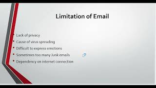 Email Limitations  Newsgroups  ch10 Computer science  11thclass [upl. by Kinghorn345]