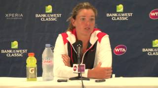 2012 Coco Vandeweghe Semifinal Press Conference [upl. by Ayit]