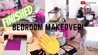 Finished Bedroom MakeoverPart 2Child Hoarders AdditionDIY ProjectDeclutter and Organize [upl. by Scottie]