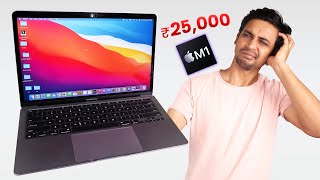 I Bought MacBook Air M1 in Just ₹25000  Unexpected Truth Reveal 🤐 [upl. by Enelyahs]