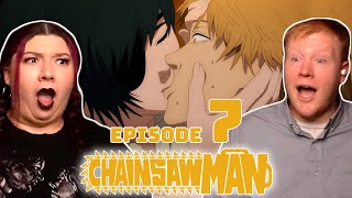 The taste of Ok 🤢  Chainsaw Man Ep 7 reaction [upl. by Saberio]