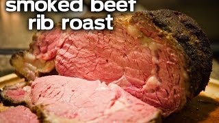 Smoked Prime Rib with Homemade Creamy Onion and Horseradish Toppings [upl. by Ainocal]