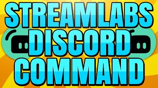 How to Make a Discord Command with Streamlabs Chatbot [upl. by Annoerb]