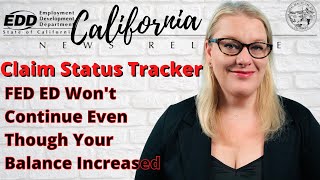 CA EDD Unemployment Update News Release Covers Claim Tracker Why FED ED Benefits Stop September 11 [upl. by Onaimad]