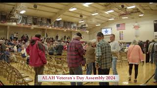 Arthur Lovington Atwood Hammond Veterans Day Assembly 2024 [upl. by Ullyot349]