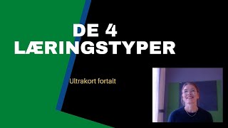 De 4 læringstyper ultrakort fortalt [upl. by Karlow753]