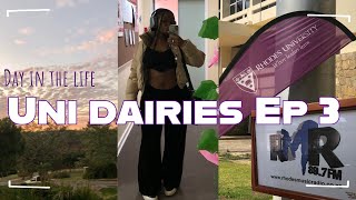 UNI DIARIES EP 3🦋 DAY IN THE LIFE Attending classes📚 Morning routine💅🪞and more [upl. by Carmina]