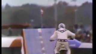 Evel Knievel Kings Island 1975  Farthest Successful Jump at 133 feet [upl. by Neom]