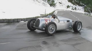 AUTO UNION 16 ZYLINDER HILLCLIMBRACE CAR  INTGROSSGLOCKNER GRAND PRIX 2017  HD [upl. by Kial]