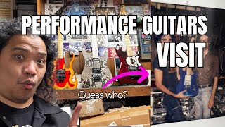 Took my dream guitar to Performance Guitars Hollywood Shop visit VLOG [upl. by Nywde818]