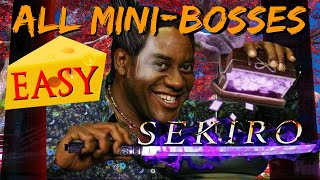 Sekiro  CHEESE All MiniBosses FAST  EASY After Patch [upl. by Tat828]