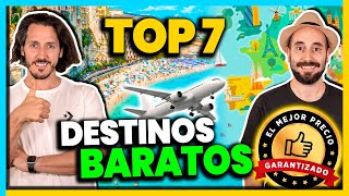 DÓNDE VIAJAR BARATO por EUROPA TOP 7 DESTINOS MUY ECONÓMICOS 2024 🛩️🏖️ [upl. by Jackelyn223]