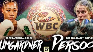 ALYCIA BAUMGARDNER VS DELFINE PERSOON FIGHT BREAKDOWN AND PREDICTION shocking [upl. by Lapo865]