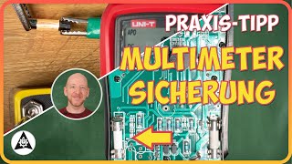 Sicherung im Multimeter tauschen [upl. by Otiv]