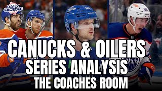 Oilers amp Canucks NHL Playoffs Series Analysis  Jon Goyens Coaching Perspective  Daily Faceoff Live [upl. by Ahsienek]