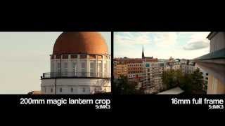 Test  Magic Lantern RAW Crop Mode vs BMCC 25K vs 5D MK3 Full Frame  Field of View [upl. by Auria]