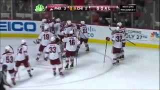 Phoenix Coyotes Playoff Highlights 2012 [upl. by Idoux88]