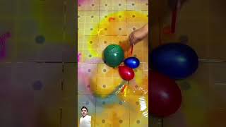 balloon satisfying ball games fun asmr funwaterballoonspop poetry balloondecoration poppi [upl. by Haduhey]