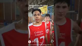 Campeão sub14 JEBs CBDE basketball cbi pinheiros fiba europa amorim recife Partiu Colômbia🛫 [upl. by Tohcnarf]