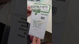 REVIEWING Evergreen Models Sheet Styrene for scratch building modeltrains miniature shorts [upl. by Odyssey49]