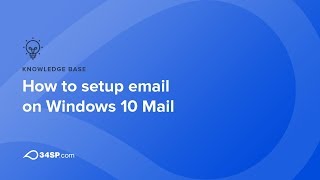 How to setup email on Windows 10 Mail [upl. by Euqinay]