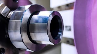 How To GRIND a 16 Sided POLYGON on a Cylindrical Grinder [upl. by Nired]