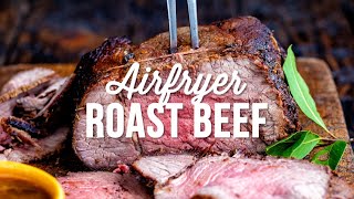 Easy amp Delicious Air fryer Roast Beef  Supergolden Bakes [upl. by Claybourne]