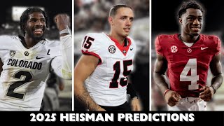 My 2025 Heisman Award Predictions [upl. by Yssep992]