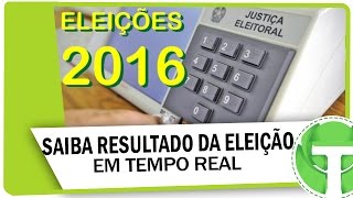 Como saber o RESULTADO da ELEIÇÃO da sua cidade em tempo real [upl. by Mehalick960]