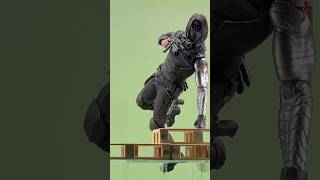 The Winter Soldier Spinner 4  Hot Toys Bucky Barnes  Movie Masterpiece Action Figure [upl. by Lynna669]