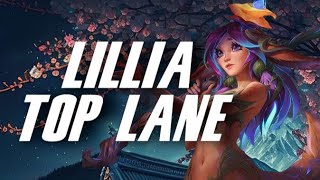 Lillia Top Lane DESTROYS Diamond Players [upl. by Shaylah]