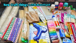 My New Aft and craft materials review in tamilcraft tamil [upl. by Rehpotsyrk]