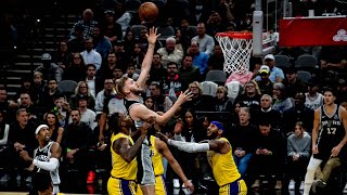 Highlights Jock Landale 8 PTS 4 REB 3 AST  San Antonio Spurs vs Los Angeles Lakers  3722 [upl. by Lustick]