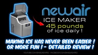 AWESOME Newair Ice Maker Review  THE MOST FUN You Will Have Making Ice Cubes [upl. by Nazler538]